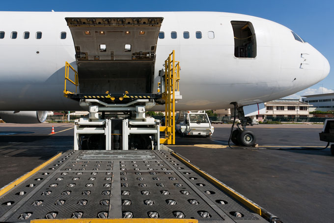 Air freight cargo loading